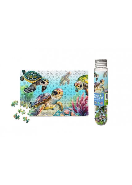 MicroPuzzles: Marine Life - Flippin Awesome Sea Turtles (150 pieces)